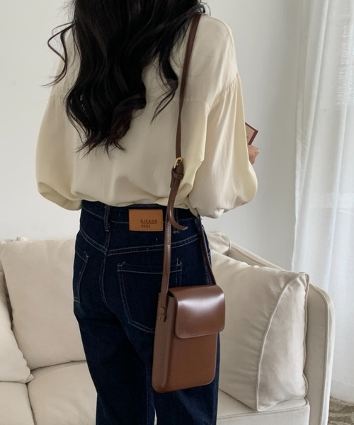 ECLIN（エクラン）の「スクエアミニショルダーバッグ（ショルダーバッグ・レディース・ホワイト系その他/ブラック/ブラウン/ベージュ・FREE）」の8枚目の写真