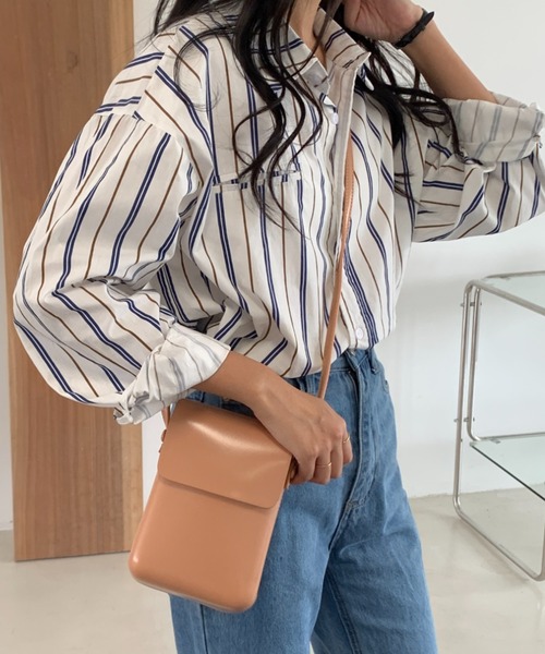 ECLIN（エクラン）の「スクエアミニショルダーバッグ（ショルダーバッグ・レディース・ホワイト系その他/ブラック/ブラウン/ベージュ・FREE）」の16枚目の写真