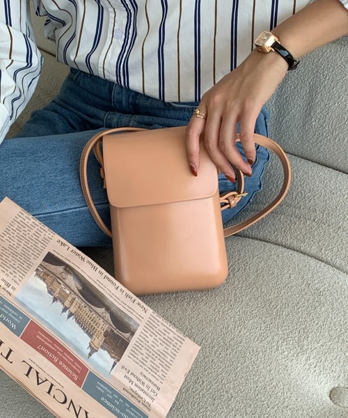 ECLIN（エクラン）の「スクエアミニショルダーバッグ（ショルダーバッグ・レディース・ホワイト系その他/ブラック/ブラウン/ベージュ・FREE）」の18枚目の写真