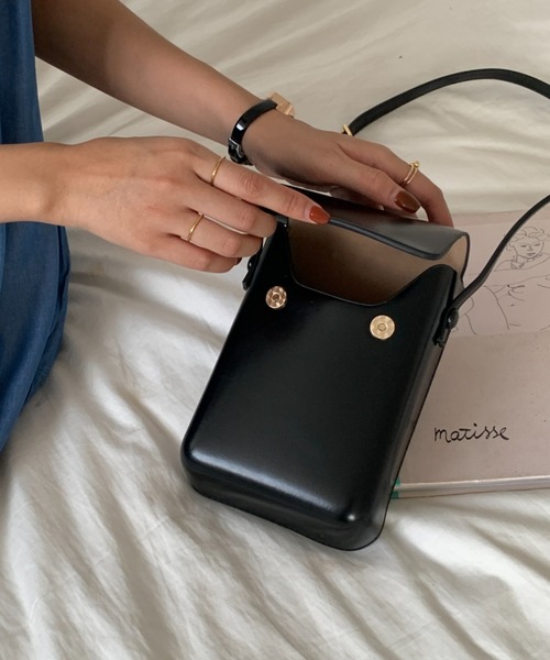 ECLIN（エクラン）の「スクエアミニショルダーバッグ（ショルダーバッグ・レディース・ホワイト系その他/ブラック/ブラウン/ベージュ・FREE）」の21枚目の写真