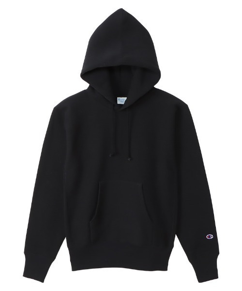 Champion（チャンピオン）の「Champion/チャンピオン/リバースウィーブ(青タグ)プルオーバースウェットパーカー11.5oz(C3-W102)（パーカー・メンズ・ブラック/グレー/オートミール・MEDIUM/LARGE/X-LARGE/XX-LARGE）」の2枚目の写真
