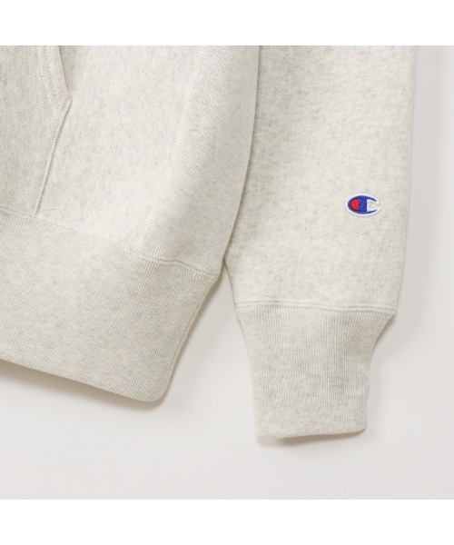 Champion（チャンピオン）の「Champion/チャンピオン/リバースウィーブ(青タグ)プルオーバースウェットパーカー11.5oz(C3-W102)（パーカー・メンズ・ブラック/グレー/オートミール・MEDIUM/LARGE/X-LARGE/XX-LARGE）」の8枚目の写真