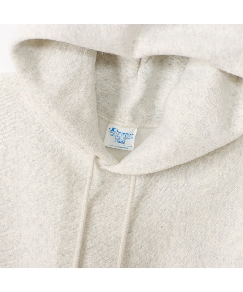 Champion（チャンピオン）の「Champion/チャンピオン/リバースウィーブ(青タグ)プルオーバースウェットパーカー11.5oz(C3-W102)（パーカー・メンズ・ブラック/グレー/オートミール・MEDIUM/LARGE/X-LARGE/XX-LARGE）」の9枚目の写真