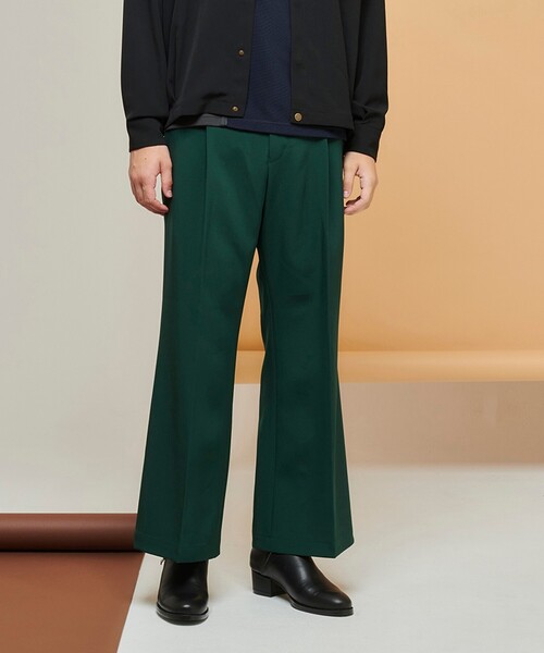 tk.TAKEO KIKUCHI（ティーケータケオキクチ）の「◆カラーワイドフレアパンツ（その他パンツ・レディース・レンガ/ライトブルー/ブラック/マスタード/アイボリー/グリーン・66/03/02）」の4枚目の写真