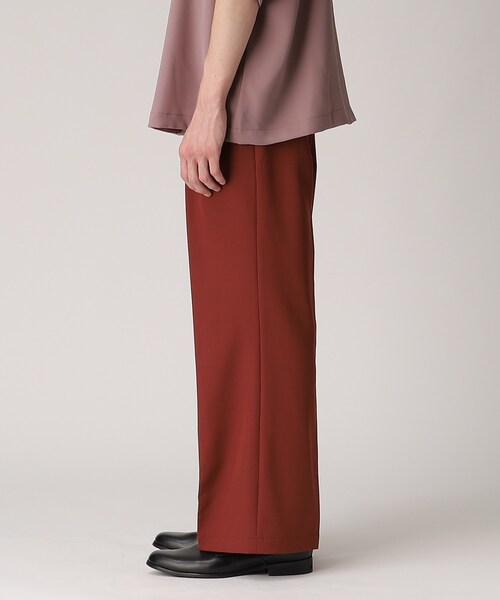 tk.TAKEO KIKUCHI（ティーケータケオキクチ）の「◆カラーワイドフレアパンツ（その他パンツ・レディース・レンガ/ライトブルー/ブラック/マスタード/アイボリー/グリーン・66/03/02）」の9枚目の写真