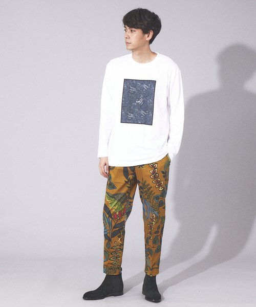 ABAHOUSE（アバハウス）の「【LEIN】フロント プリント ロングスリーブ Tシャツ（Tシャツ/カットソー・メンズ・ホワイト/ホワイト系その他2/ホワイト系その他・48/46/44）」の8枚目の写真