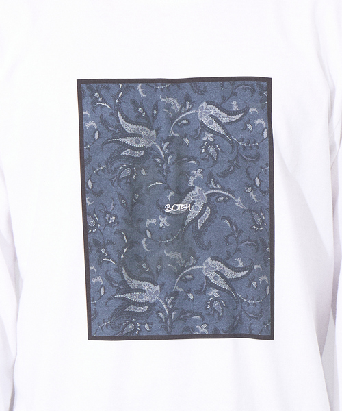 ABAHOUSE（アバハウス）の「【LEIN】フロント プリント ロングスリーブ Tシャツ（Tシャツ/カットソー・メンズ・ホワイト/ホワイト系その他2/ホワイト系その他・48/46/44）」の13枚目の写真