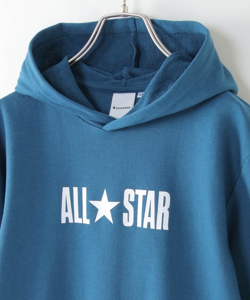 CONVERSE ALL STAR(コンバースオールスター)の「【キッズ】CONVERSE コンバース プリントパーカー(130~160cm)(パーカー・キッズ・スカイブルー/ダークブルー・130/140/150/160)」の11枚目の写真