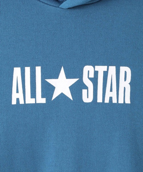 CONVERSE ALL STAR(コンバースオールスター)の「【キッズ】CONVERSE コンバース プリントパーカー(130~160cm)(パーカー・キッズ・スカイブルー/ダークブルー・130/140/150/160)」の14枚目の写真