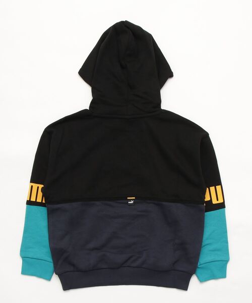 PUMA(プーマ)の「プーマ PUMA PUMA POWER カラーブロック フーディスウェット_(パーカー・キッズ・ブラック×カーキ/ブラック×グレー/ブラック×グリーン/ブラック×ブルー・140cm/120cm/160cm/150cm/130cm)」の5枚目の写真
