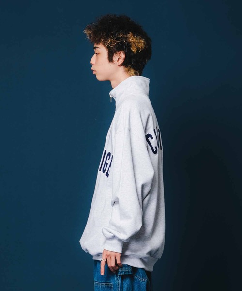 XLARGE(エクストララージ)の「HALF ZIP PULLOVER SWEAT(スウェット・メンズ・ネイビー/ブラック/アッシュ/ブラウン・M/XL/S/L)」の13枚目の写真