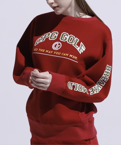 CPG GOLF(シーピージーゴルフ)の「light cardboard graffiti pullover(ライトダンボールグラフィティプルオーバー)(スウェット・レディース・ブラック/レッド/ホワイト・MEDIUM/SMALL/LARGE)」の12枚目の写真
