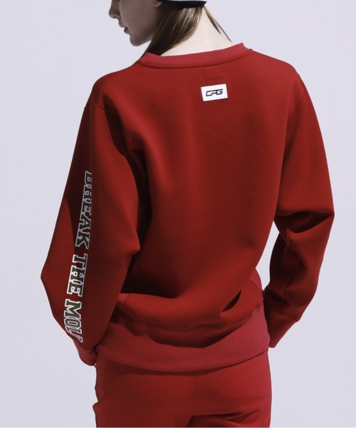 CPG GOLF(シーピージーゴルフ)の「light cardboard graffiti pullover(ライトダンボールグラフィティプルオーバー)(スウェット・レディース・ブラック/レッド/ホワイト・MEDIUM/SMALL/LARGE)」の13枚目の写真