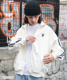 PLAYBOY | ∴WEGO/【セットアップ対応商品】別注 PLAYBOY ルーズトラックジャケット(ジャージ)