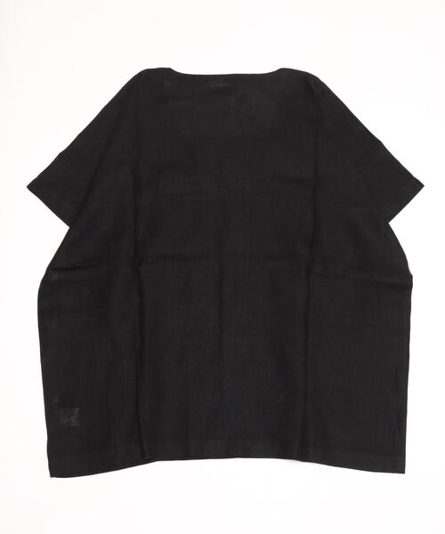 Badhiya（バディ―ヤ）の「Vneck pullover-linen（Tシャツ/カットソー・メンズ・ブラック/グリーン・FREE）」の13枚目の写真
