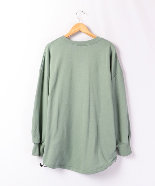 Quelle Chance(ケルシャンス)の「Quelle chance ワンポイント刺繍スケボーネコプルオーバー(Tシャツ/カットソー・レディース・ネイビー/ベージュ/グリーン/アイボリー系・M/L)」の20枚目の写真