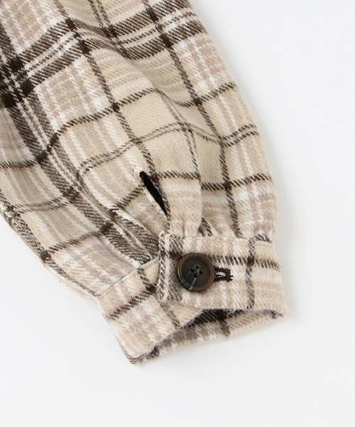 petit main（プティマイン）の「【リンク】チェスターコート（ダッフルコート・キッズ・ライトブルー/マルチ・S/M/L）」の7枚目の写真