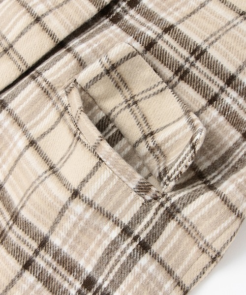 petit main（プティマイン）の「【リンク】チェスターコート（ダッフルコート・キッズ・ライトブルー/マルチ・S/M/L）」の9枚目の写真