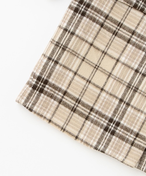 petit main（プティマイン）の「【リンク】チェスターコート（ダッフルコート・キッズ・ライトブルー/マルチ・S/M/L）」の10枚目の写真