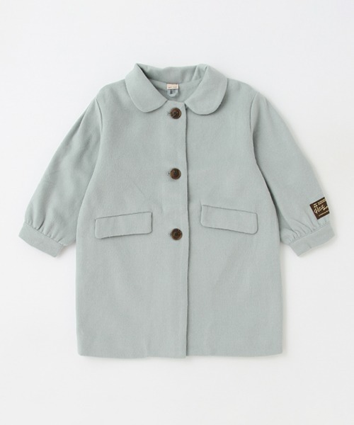 petit main（プティマイン）の「【リンク】チェスターコート（ダッフルコート・キッズ・ライトブルー/マルチ・S/M/L）」の19枚目の写真