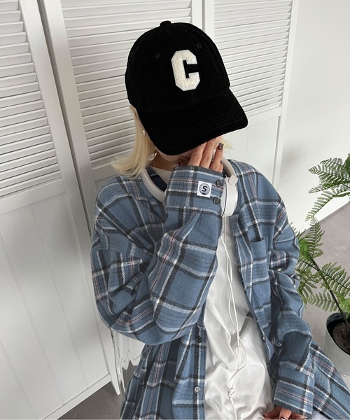 sedacle(セダクル)の「ピス付きbigチェックネルシャツ(シャツ/ブラウス・メンズ・ブルー系その他/ブラック/ピンク系その他・MEDIUM/LARGE)」の14枚目の写真