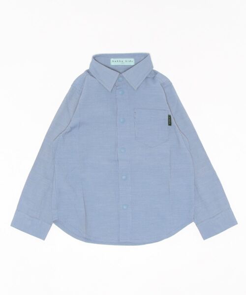 HAKKA KIDS（ハッカキッズ）の「[フォーマル対応・ボーイズ]長袖シャツ（シャツ/ブラウス・キッズ・ブルー/ネイビー・100cm/110cm/120cm/130cm）」の8枚目の写真