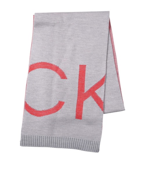 Calvin Klein カルバンクライン OVERSIZED TEXTRE CK SCARF マフラー