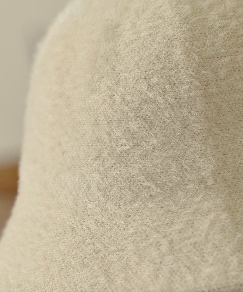 Monocoro toppi(モノコロトッピ)の「シャギー ふわふわ シンプル バケットハット(ハット・レディース・ブラック/アイボリー/ブラウン・フリー)」の15枚目の写真