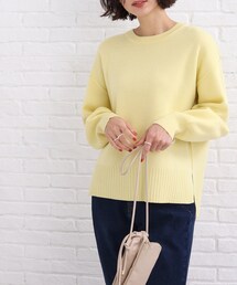 SHOO・LA・RUE | ベーシックながらちょっぴりトレンド感あり！スウェットライク ニット(ニット/セーター)