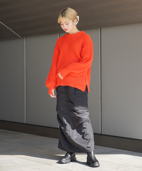 JOINT WORKS（ジョイントワークス）の「《追加》 カーゴマキシスカート（スカート・レディース・ブラック/カーキ・SMALL/MEDIUM）」の16枚目の写真