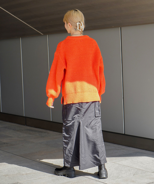 JOINT WORKS（ジョイントワークス）の「《追加》 カーゴマキシスカート（スカート・レディース・ブラック/カーキ・SMALL/MEDIUM）」の11枚目の写真