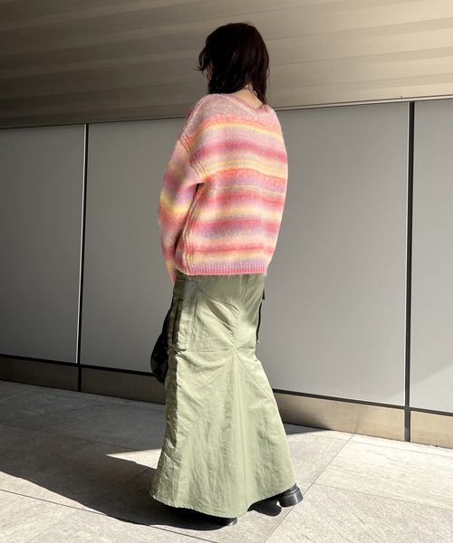 JOINT WORKS（ジョイントワークス）の「《追加》 カーゴマキシスカート（スカート・レディース・ブラック/カーキ・SMALL/MEDIUM）」の18枚目の写真