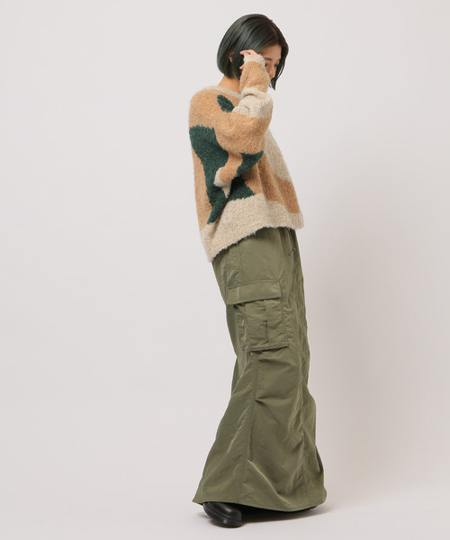 JOINT WORKS（ジョイントワークス）の「《追加》 カーゴマキシスカート（スカート・レディース・ブラック/カーキ・SMALL/MEDIUM）」の19枚目の写真