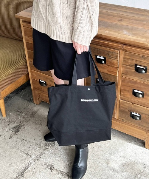 LIAN(リアン)の「2WAYキャンバスショルダーバッグ(ショルダーバッグ・レディース・オフホワイト/ブラック・FREE)」の9枚目の写真