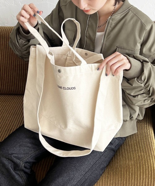 LIAN(リアン)の「2WAYキャンバスショルダーバッグ(ショルダーバッグ・レディース・オフホワイト/ブラック・FREE)」の19枚目の写真