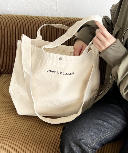 LIAN(リアン)の「2WAYキャンバスショルダーバッグ(ショルダーバッグ・レディース・オフホワイト/ブラック・FREE)」の22枚目の写真