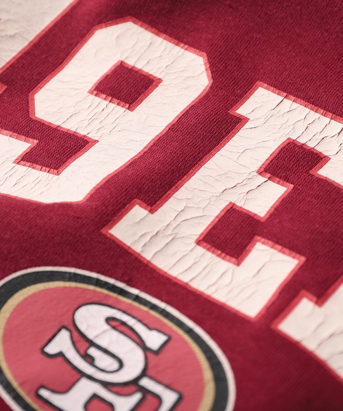 NBA/NFL/NHL/MLB（エヌビーエーエヌエフエルエヌエイチエルエムエルビー）の「【NFL】チームロゴクルーネックスウェット（スウェット・メンズ・ネイビー/オフホワイト/ネイビー系/グリーン/ワインレッド・MEDIUM/LARGE/X-LARGE）」の15枚目の写真