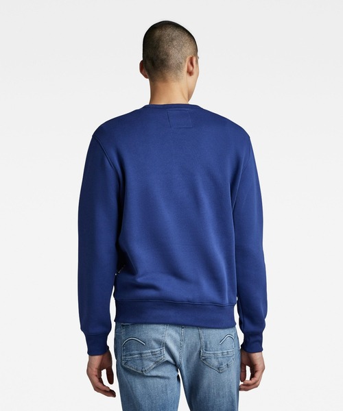 G-STAR(ジースター)の「ORIGINALS SWEATER/ロゴスウェット(スウェット・メンズ・ブルー/ダークブラック/ライトグレー/レッド・SMALL/MEDIUM/LARGE/X-LARGE/X-SMALL)」の18枚目の写真