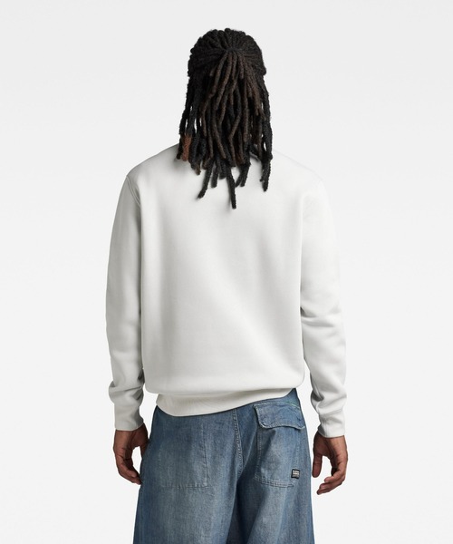 G-STAR(ジースター)の「ORIGINALS SWEATER/ロゴスウェット(スウェット・メンズ・ブルー/ダークブラック/ライトグレー/レッド・SMALL/MEDIUM/LARGE/X-LARGE/X-SMALL)」の5枚目の写真