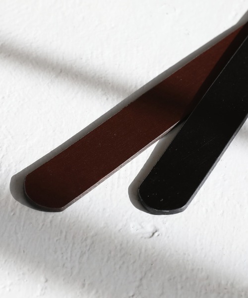 ETELIO（エテリオ）の「調節自由 本革ピンレス合成皮革ベルト（ベルト・メンズ・ブラウン/ブラック・FREE）」の4枚目の写真