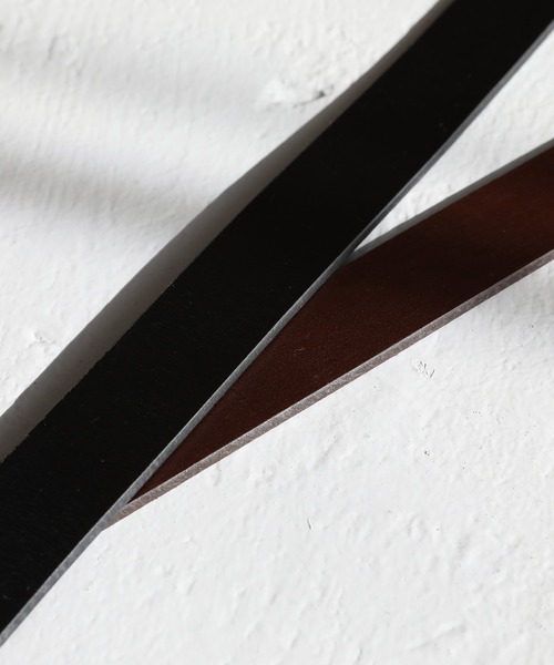ETELIO（エテリオ）の「調節自由 本革ピンレス合成皮革ベルト（ベルト・メンズ・ブラウン/ブラック・FREE）」の3枚目の写真