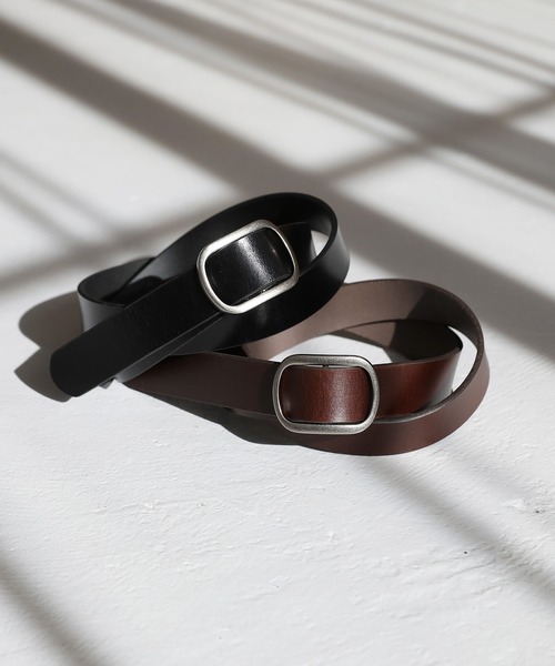 ETELIO（エテリオ）の「調節自由 本革ピンレス合成皮革ベルト（ベルト・メンズ・ブラウン/ブラック・FREE）」の8枚目の写真