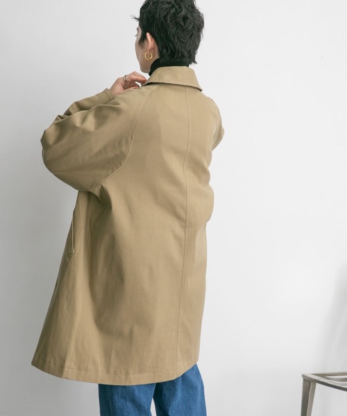 KBF（ケイビーエフ）の「ハーフバルカラーコート（その他アウター・レディース・ブラック/ベージュ・ONE）」の16枚目の写真