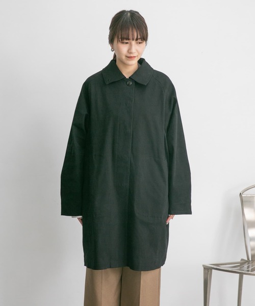 KBF（ケイビーエフ）の「ハーフバルカラーコート（その他アウター・レディース・ブラック/ベージュ・ONE）」の21枚目の写真