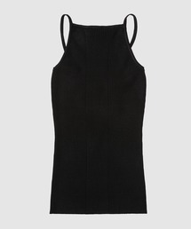 HALTER NECK SLEEVELESS KNIT