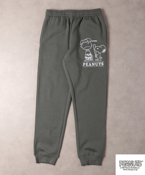 完売品　PEANUTS FRAGMENT Sweat pants グレー L Peanuts Heather Grey Snoopy Woodstock Fleece Sweatpants