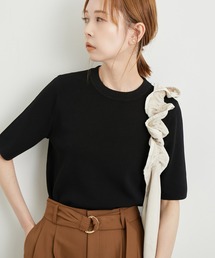ROPE' PICNIC | 【WEB限定カラー:クリーム】Beauty knit/ハーフスリーブニットプルオーバー(ニット/セーター)
