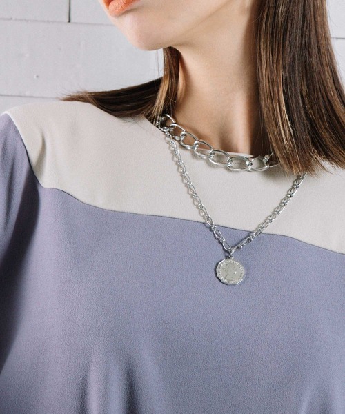 MARECHAL TERRE（マルシャルテル）の「ネックレス＆ブレスレット（ネックレス・レディース・シルバー/ゴールド・FREE）」の2枚目の写真