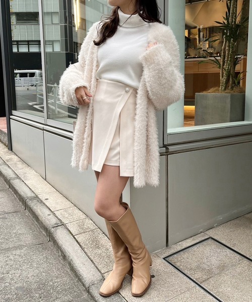 one after another NICE CLAUP（ワンアフターアナザーナイスクラップ）の「ビジューボタンスカパン　2023SS（その他パンツ・レディース・アイボリー系/ブラック/アイボリー/ホワイト系その他・FREE）」の21枚目の写真