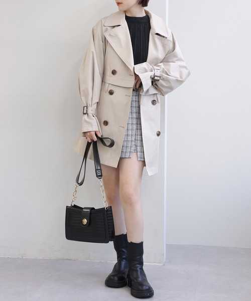 one after another NICE CLAUP（ワンアフターアナザーナイスクラップ）の「ビジューボタンスカパン　2023SS（その他パンツ・レディース・アイボリー系/ブラック/アイボリー/ホワイト系その他・FREE）」の20枚目の写真